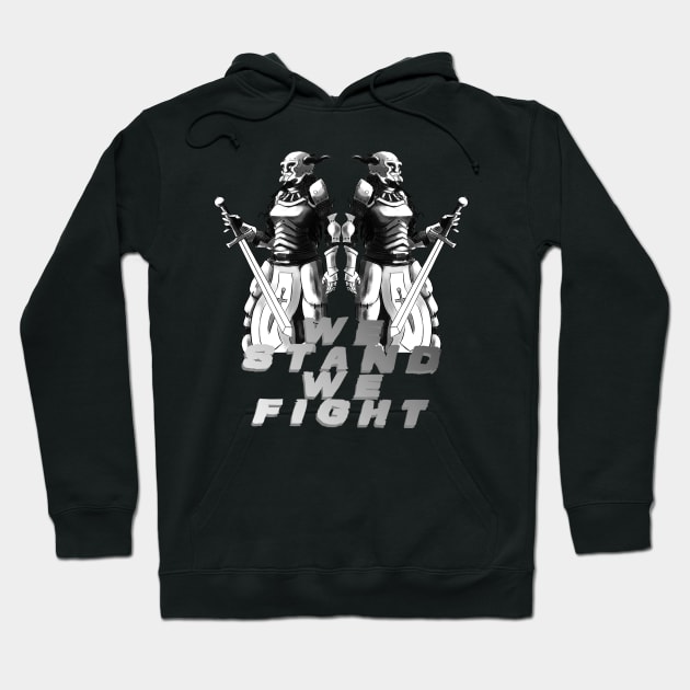 we stand we fight Hoodie by digital oil painting